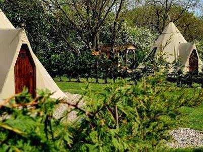 Blossom Tipi with Private Hot Tub
