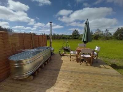 Willow - 7m Luxury Yurt with Hot Tub