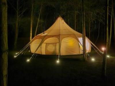 Luscious Lime Luxury Bell Tent