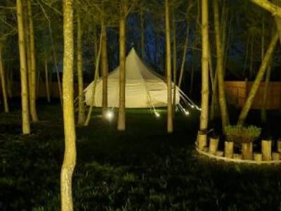 Pretty in Pink Luxury Bell Tent