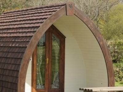 Large Glamping Pod at Dolbryn Campsite