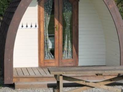 Small Glamping Pod at Dolbryn Campsite