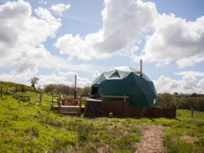 Beech Dome Glamping at Cosy Under Canvas