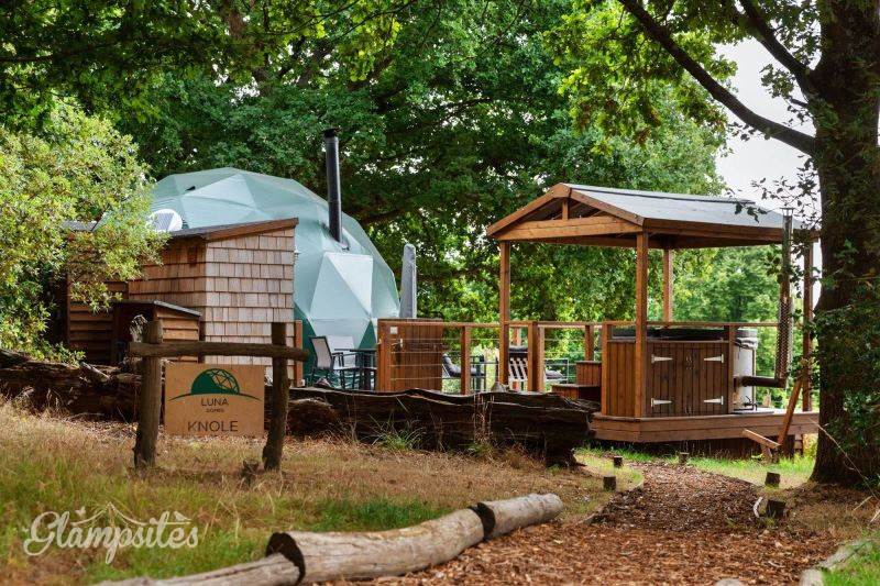 Glamping with hot tub midlands best sale